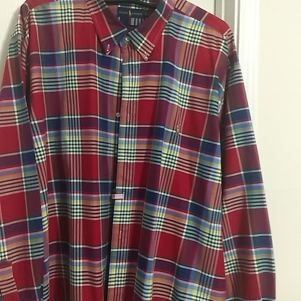 Ralph Lauren 3xb multi color long sleeve - Picture 2 of 10